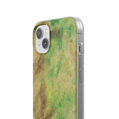 iPhone and Samsung Galaxy Flexi Phone Case Green Marble