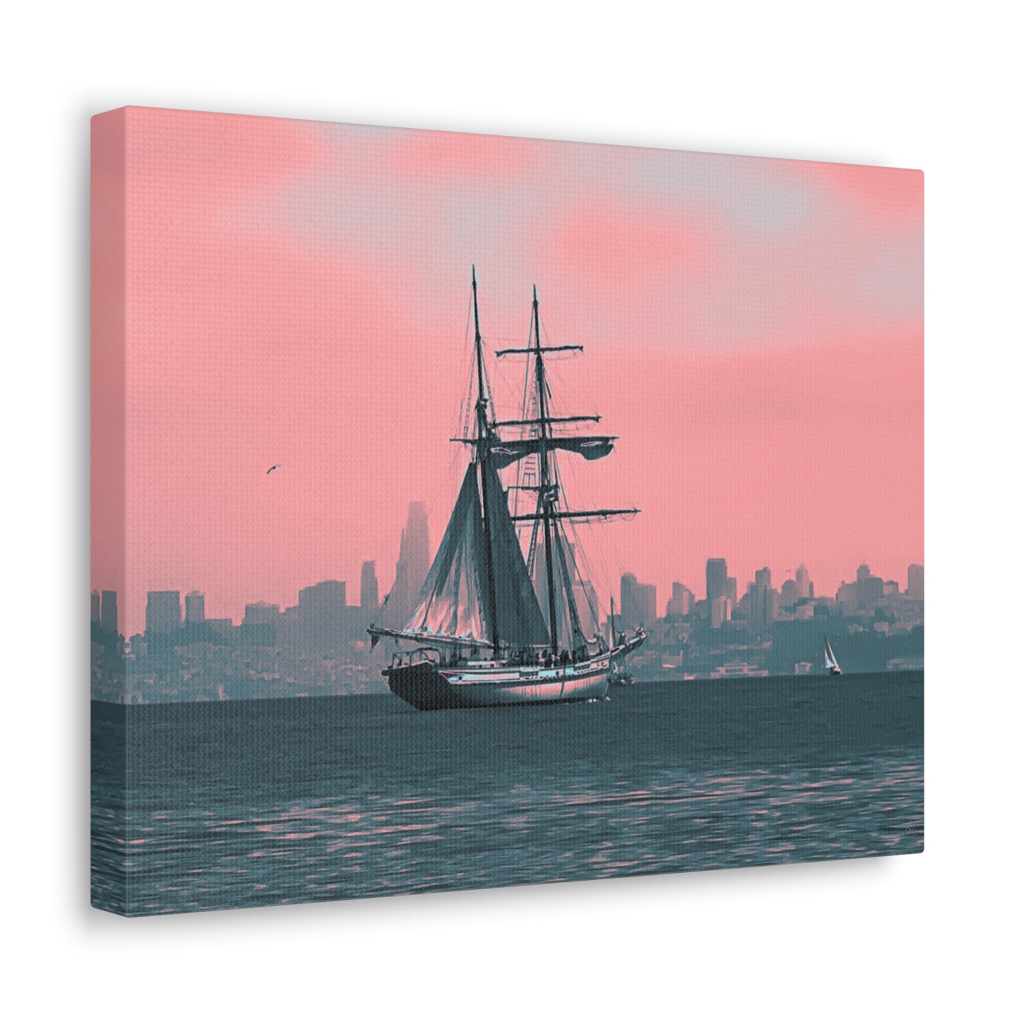 SF Bay Schooner Canvas Print