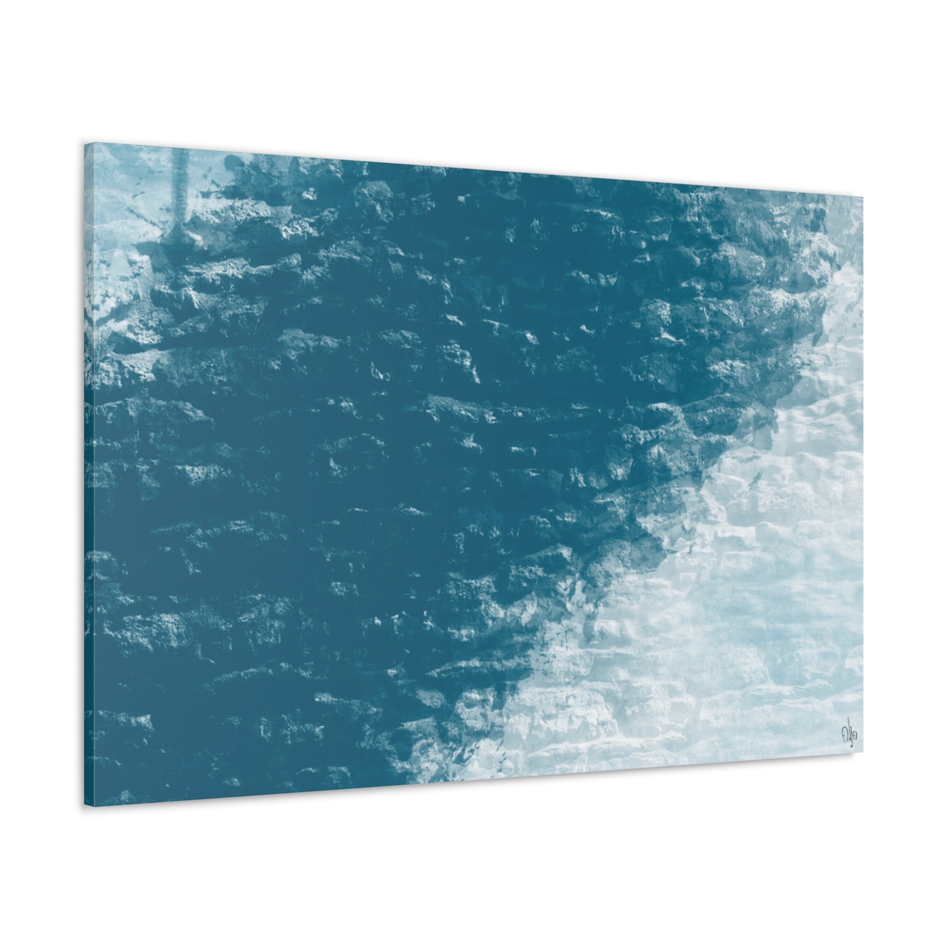 Abstract Coastal 2 Canvas Print - Alja Design