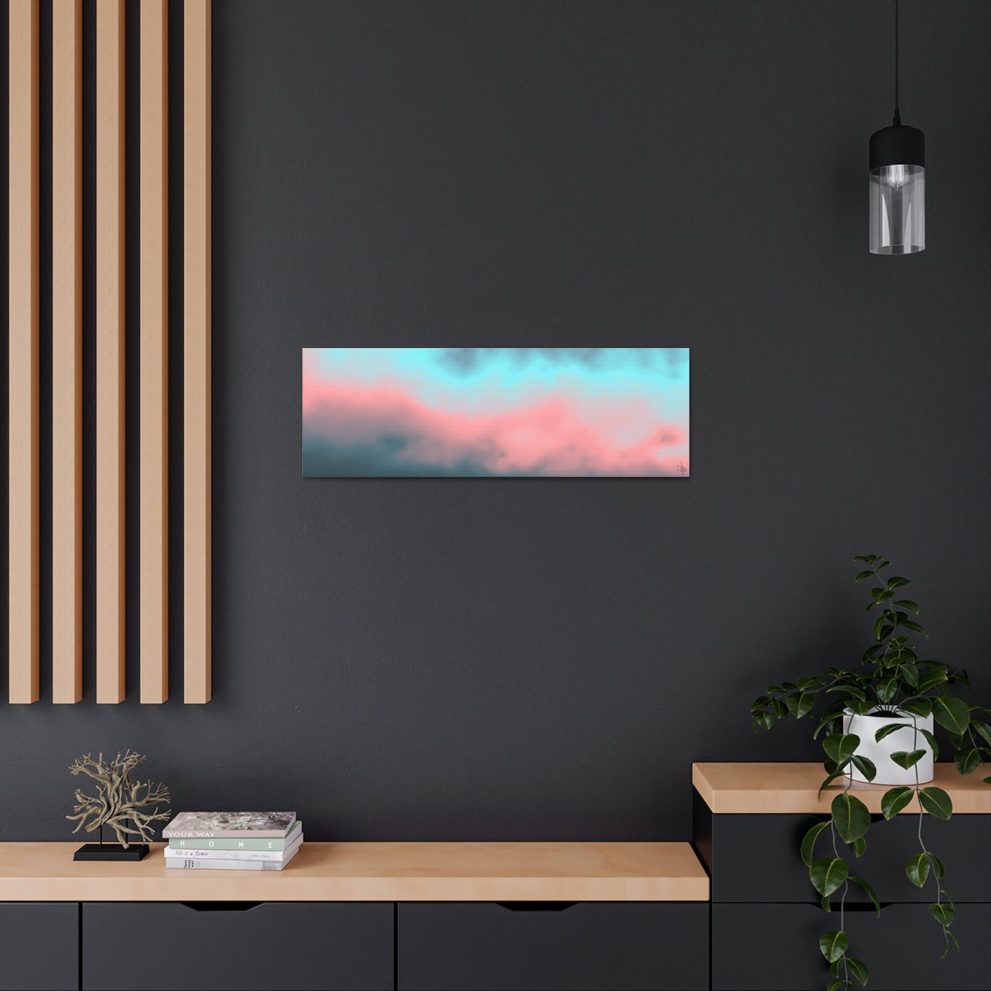 Electrifying Gradient Canvas Print