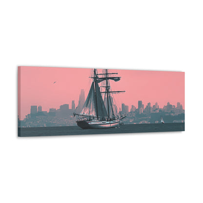 SF Bay Schooner Canvas Print