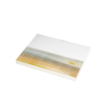 Abstract Coastal 3 Folded Greeting Card