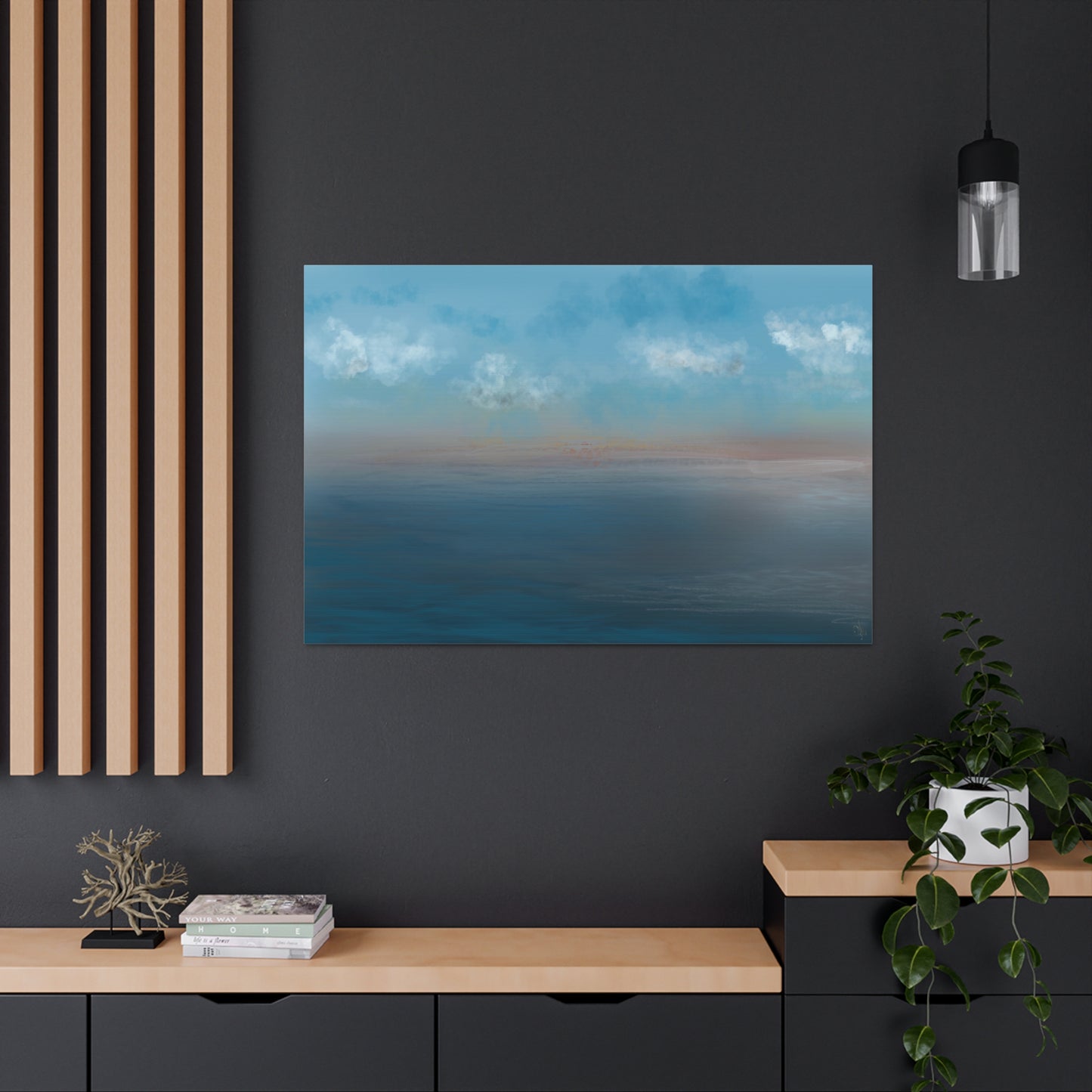 Abstract Coastal 9 Canvas Print