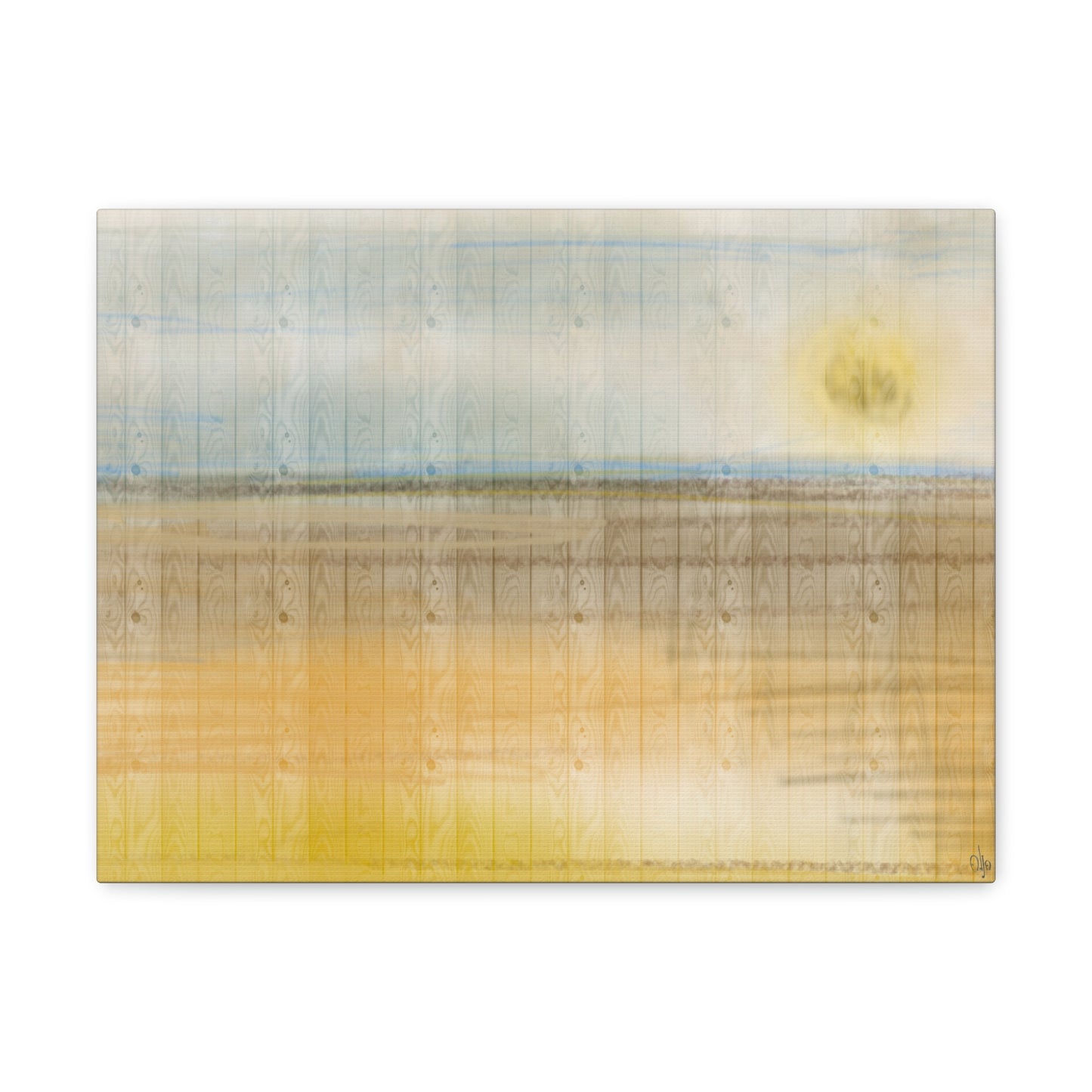 Abstract Coastal 3 Canvas Print