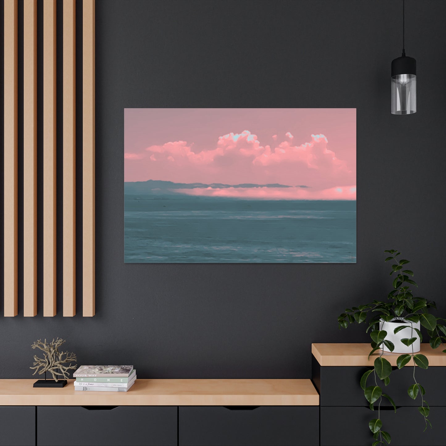 Croco-Cloud Canvas Print