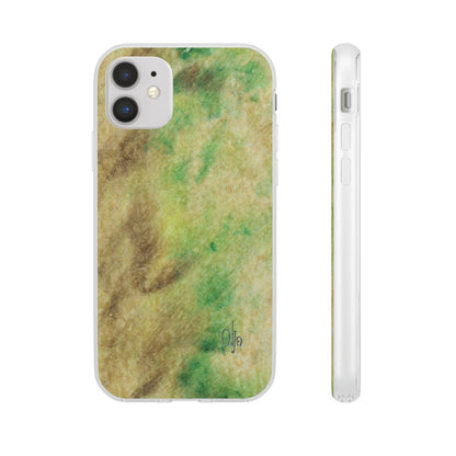 iPhone and Samsung Galaxy Flexi Phone Case Green Marble