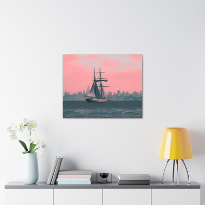 SF Bay Schooner Canvas Print