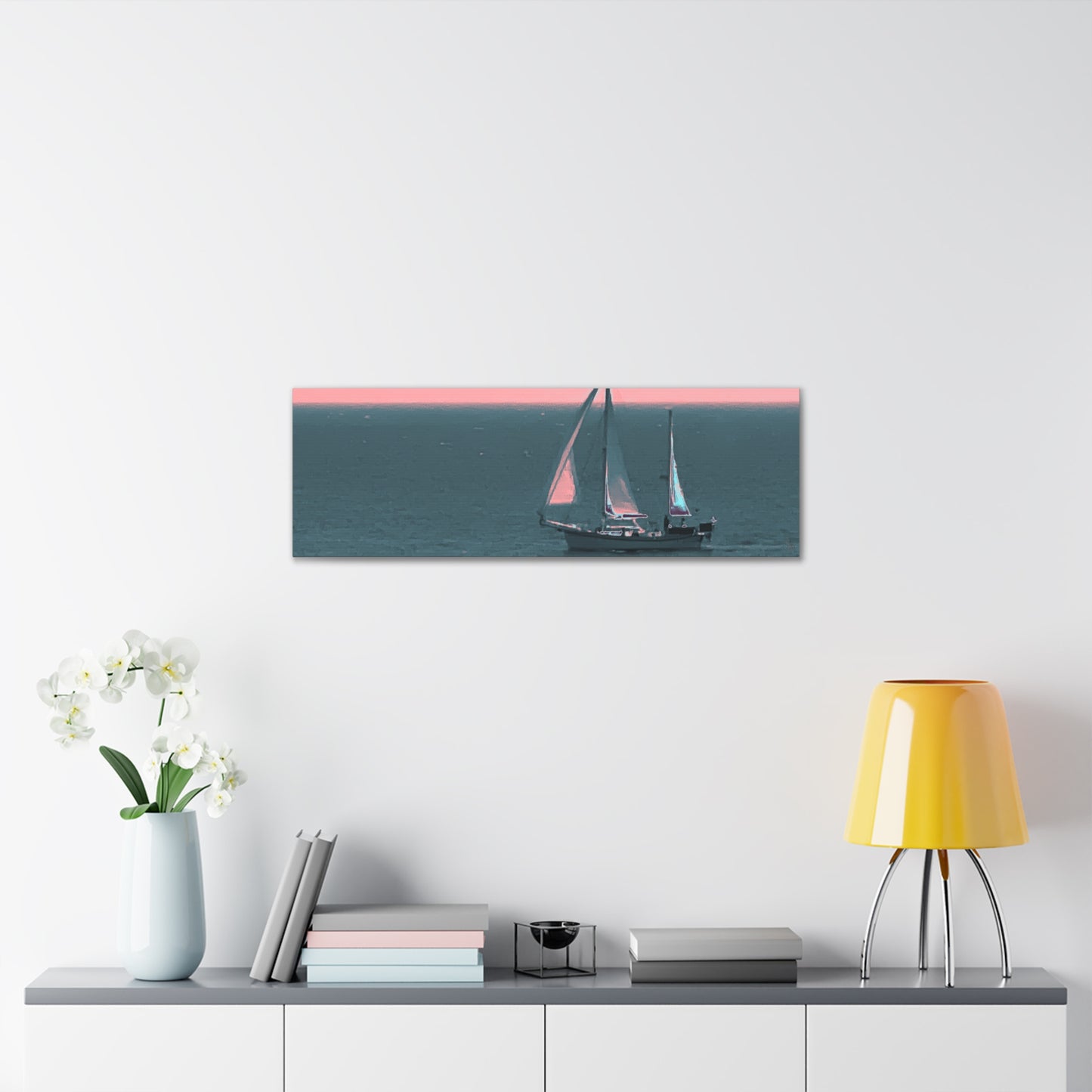 Way to Horizon Canvas Print