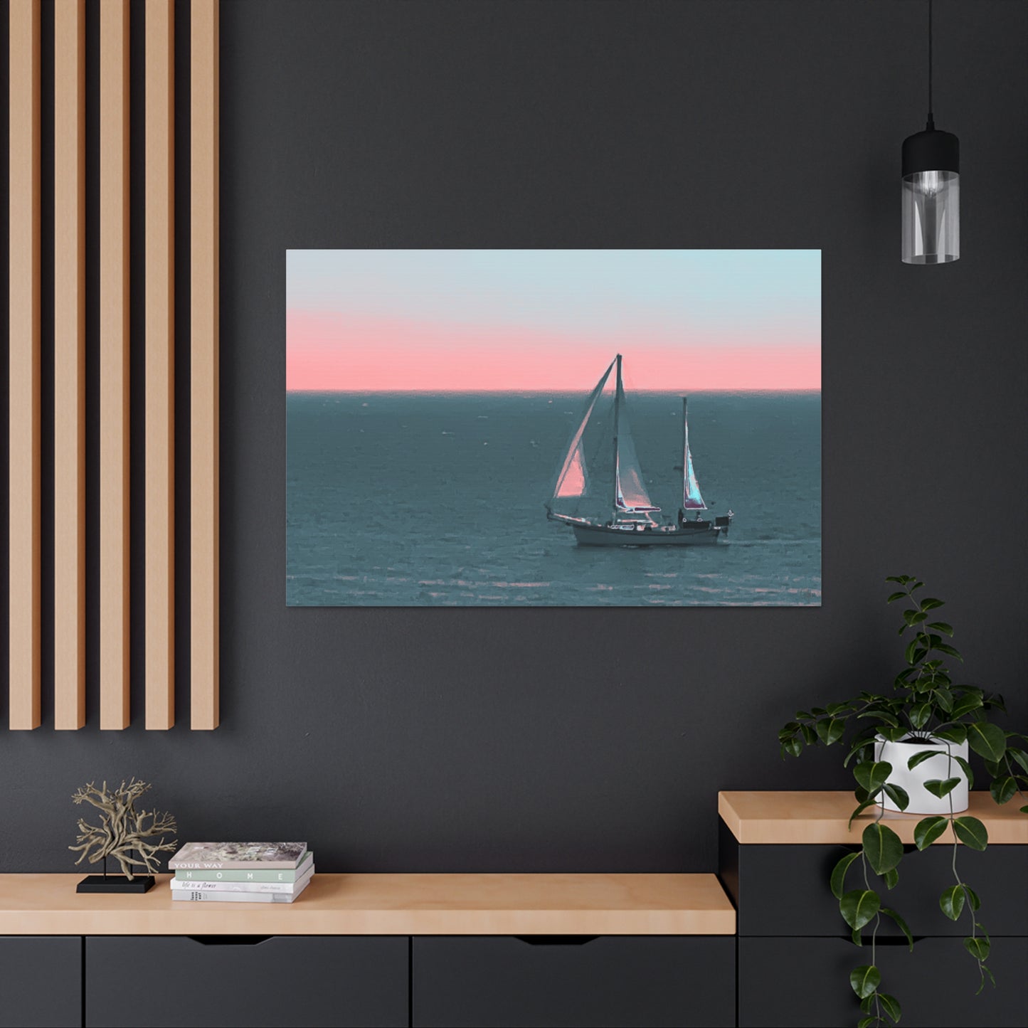 Way to Horizon Canvas Print