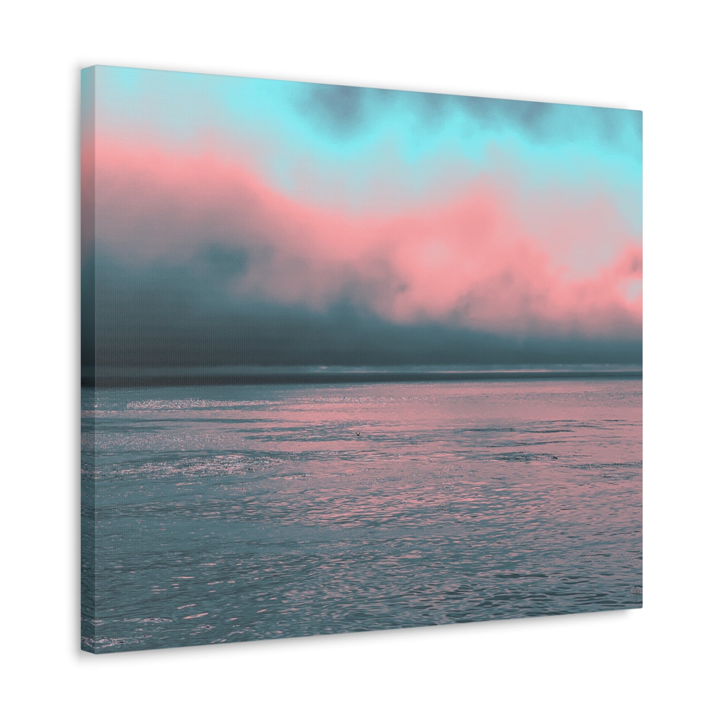 Electrifying Gradient Canvas Print