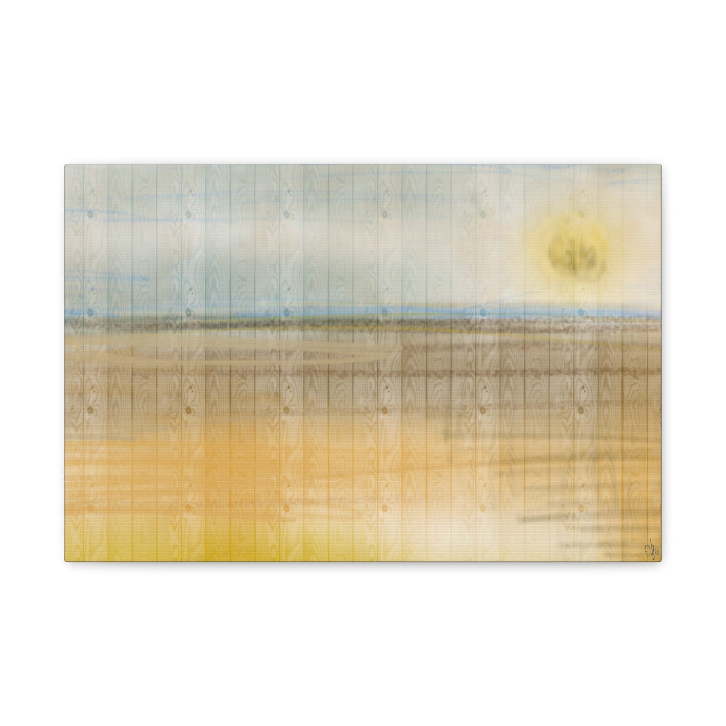 Abstract Coastal 3 Canvas Print