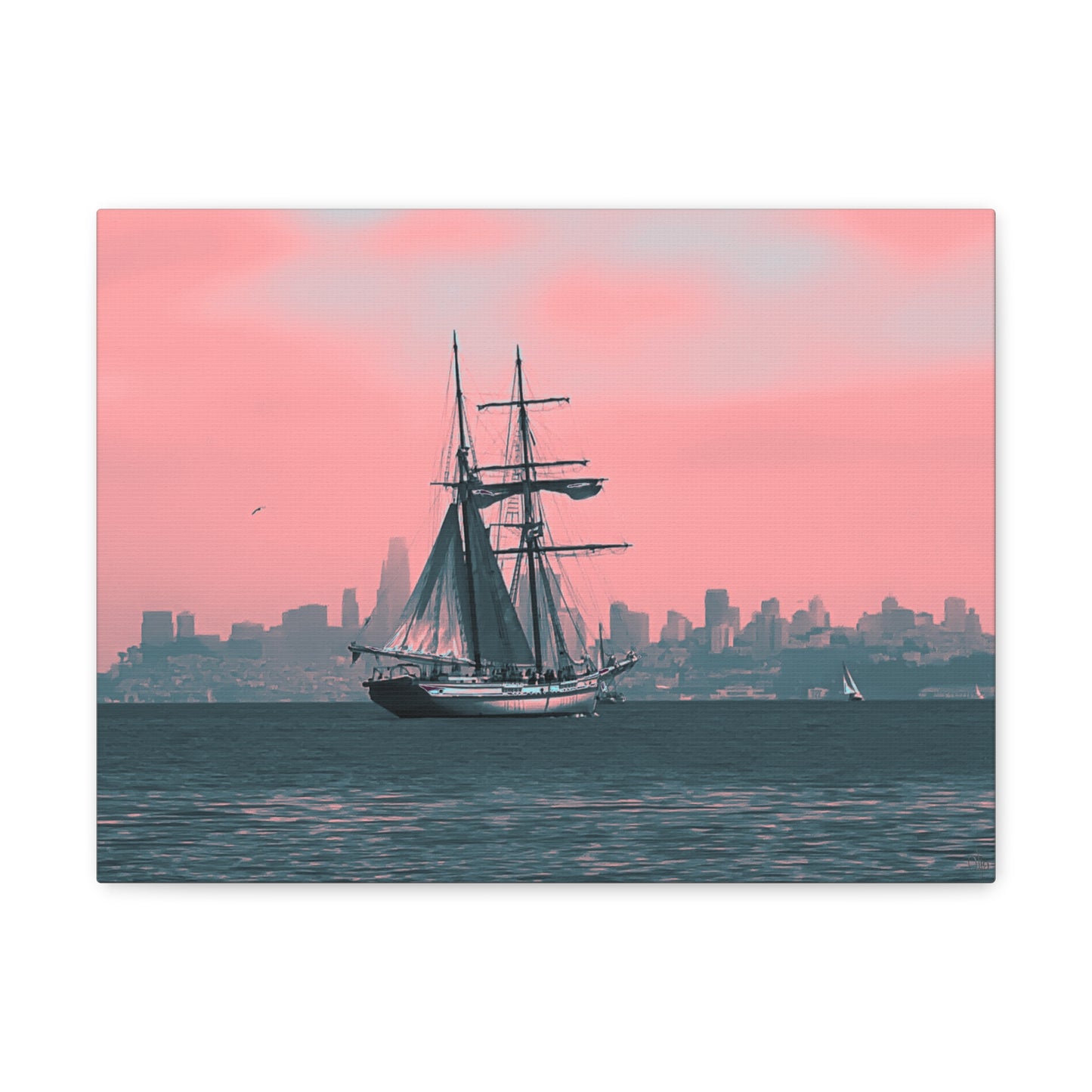 SF Bay Schooner Canvas Print