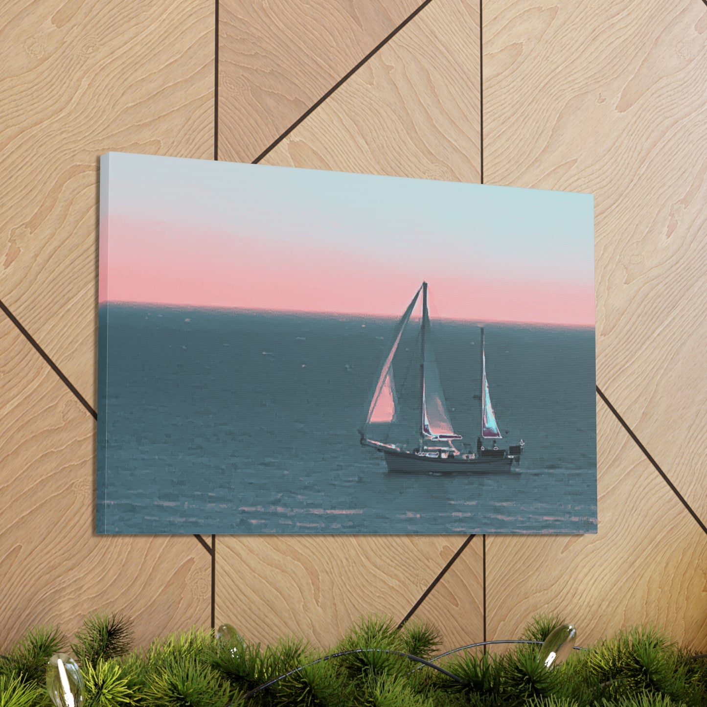 Way to Horizon Canvas Print