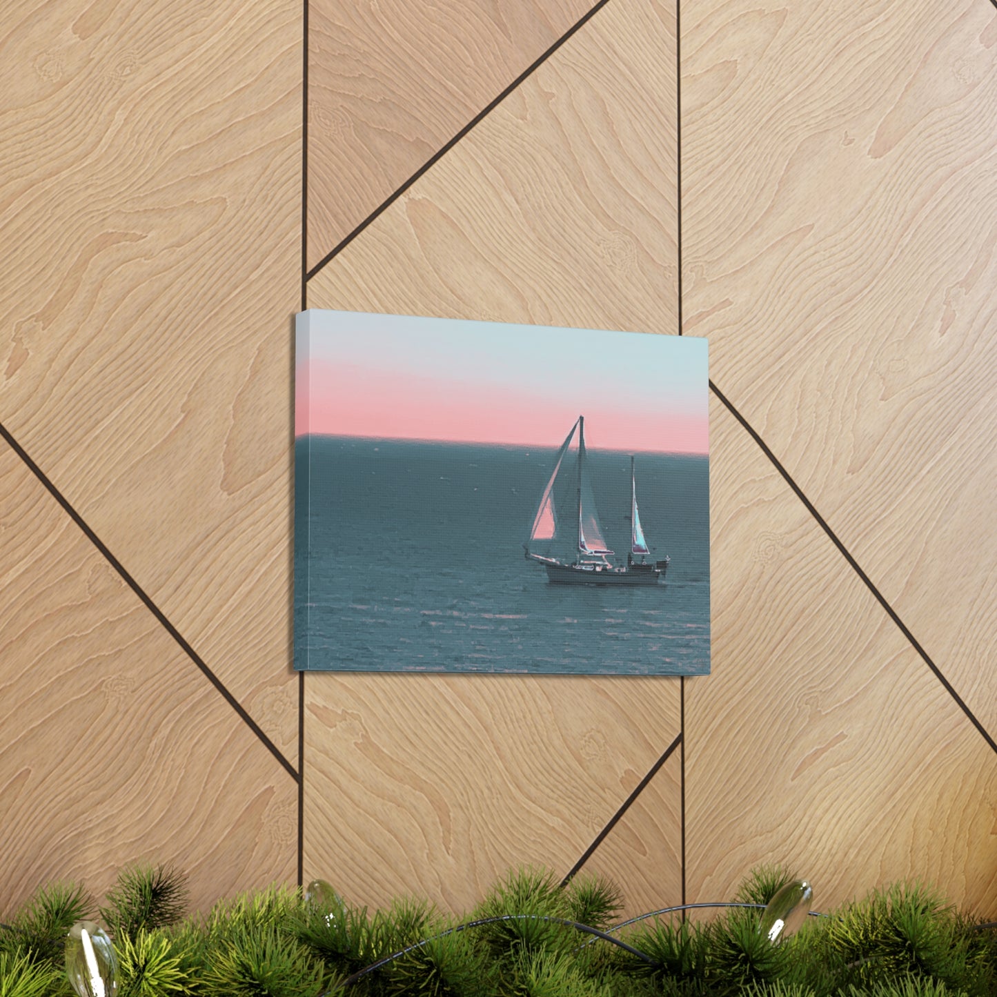 Way to Horizon Canvas Print