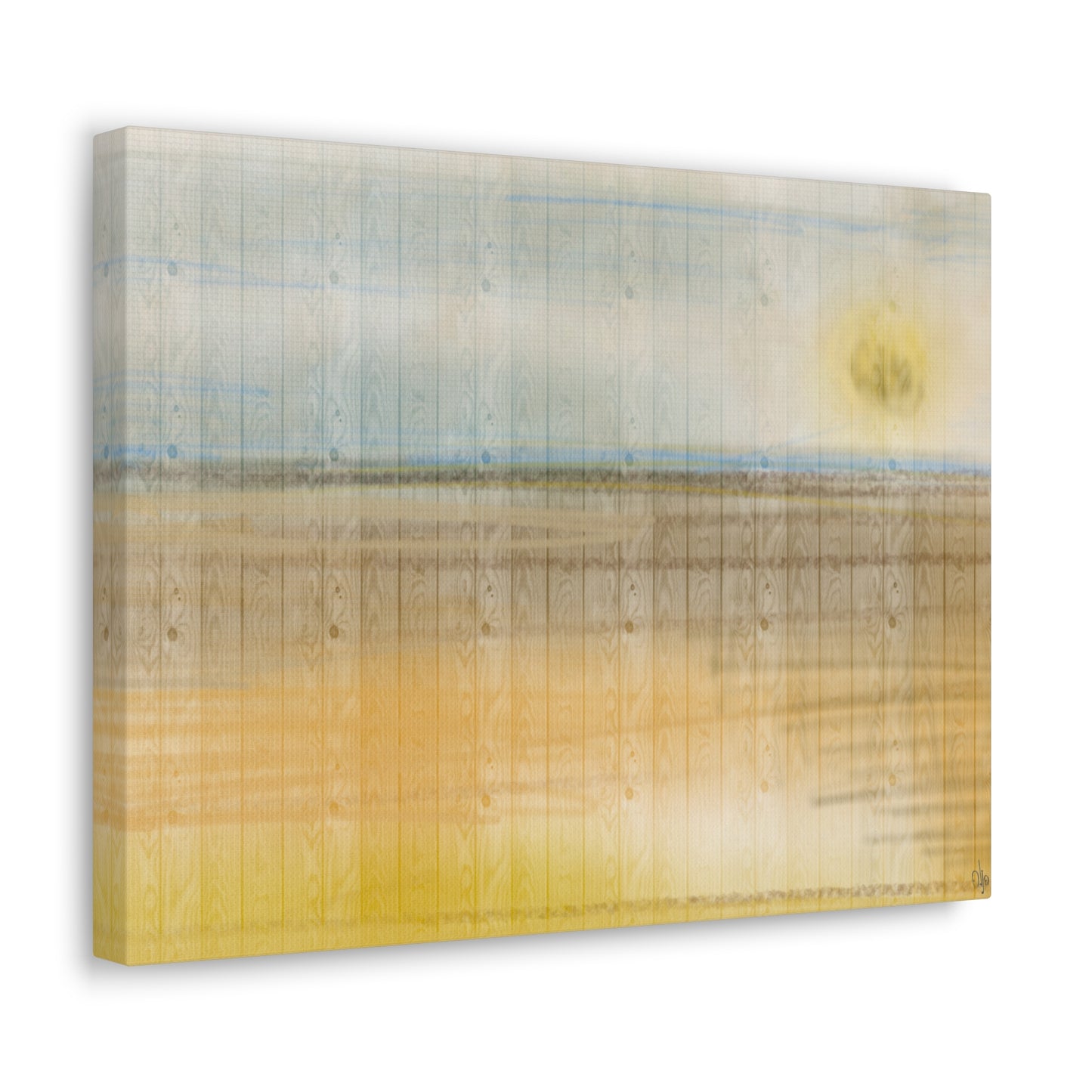 Abstract Coastal 3 Canvas Print