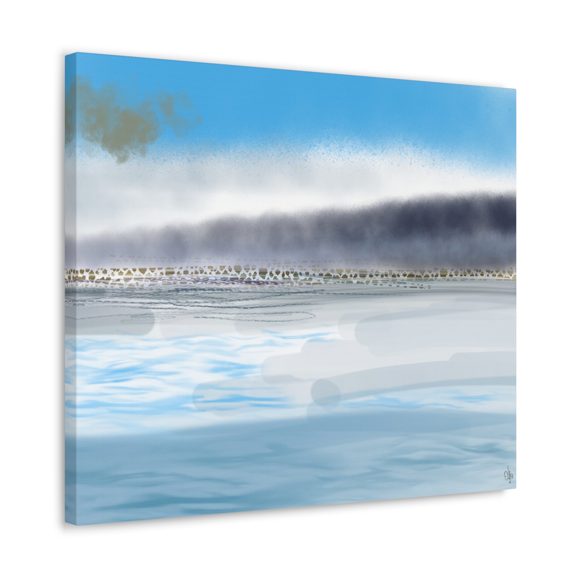 Abstract Coastal 1 Canvas Print - Alja Design