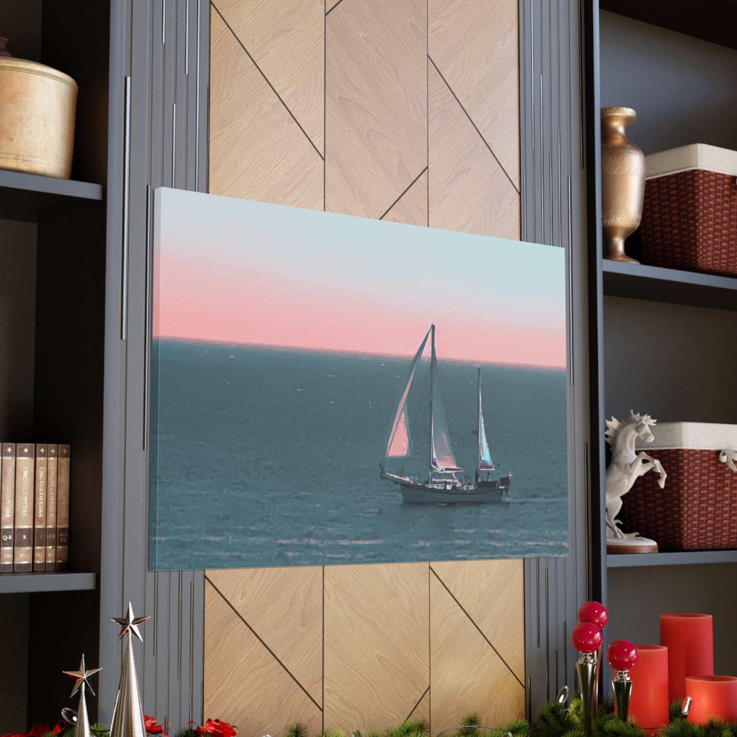 Way to Horizon Canvas Print