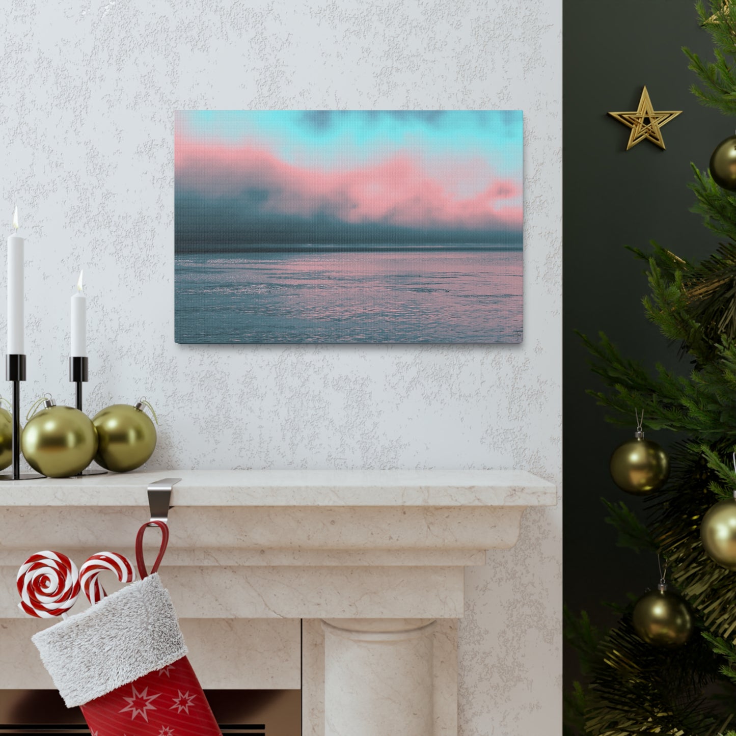 Electrifying Gradient Canvas Print