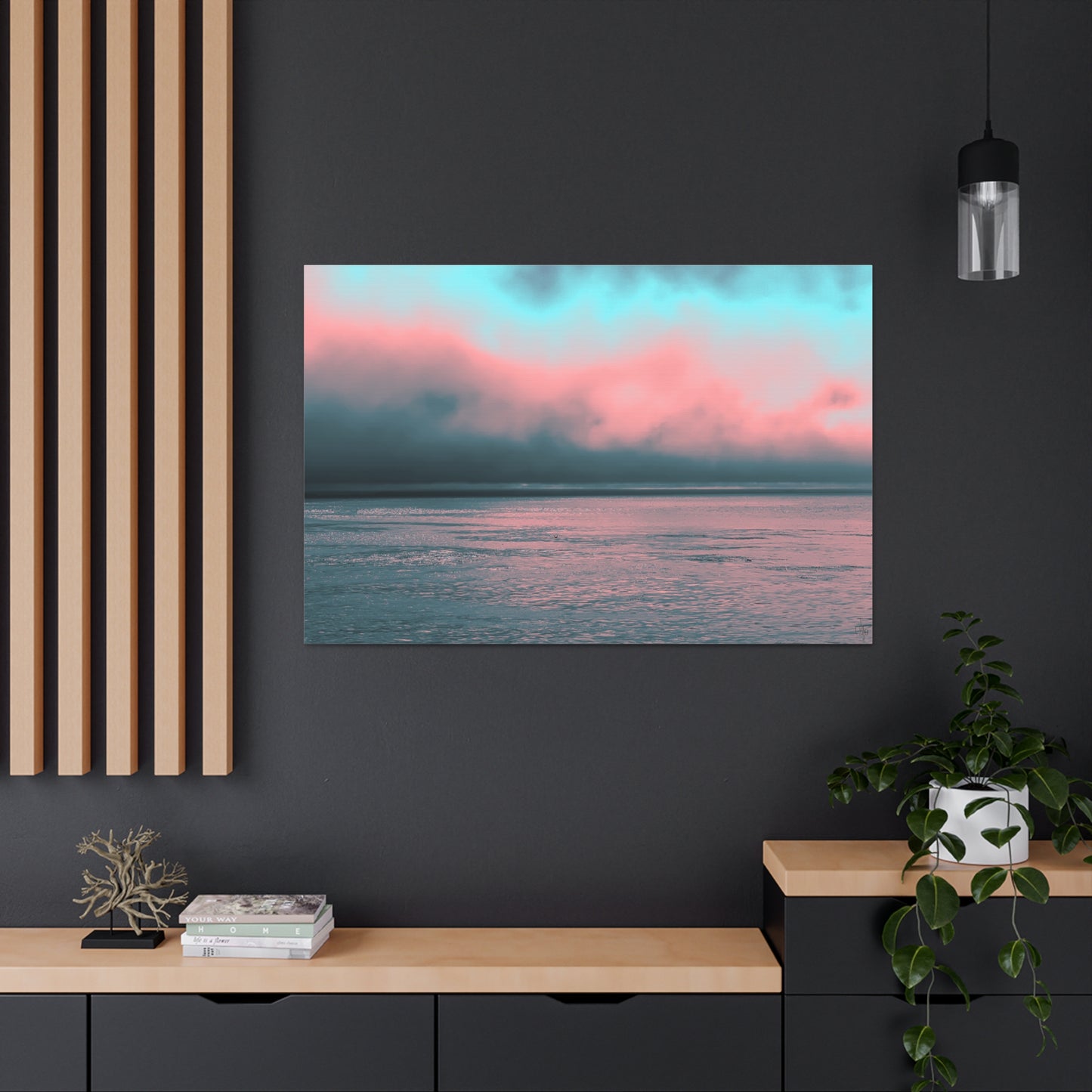 Electrifying Gradient Canvas Print