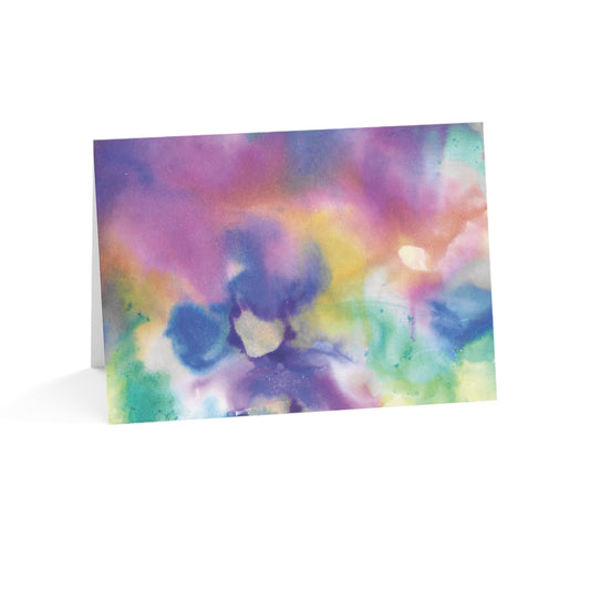 Euphoric Colors Folded Greeting Card