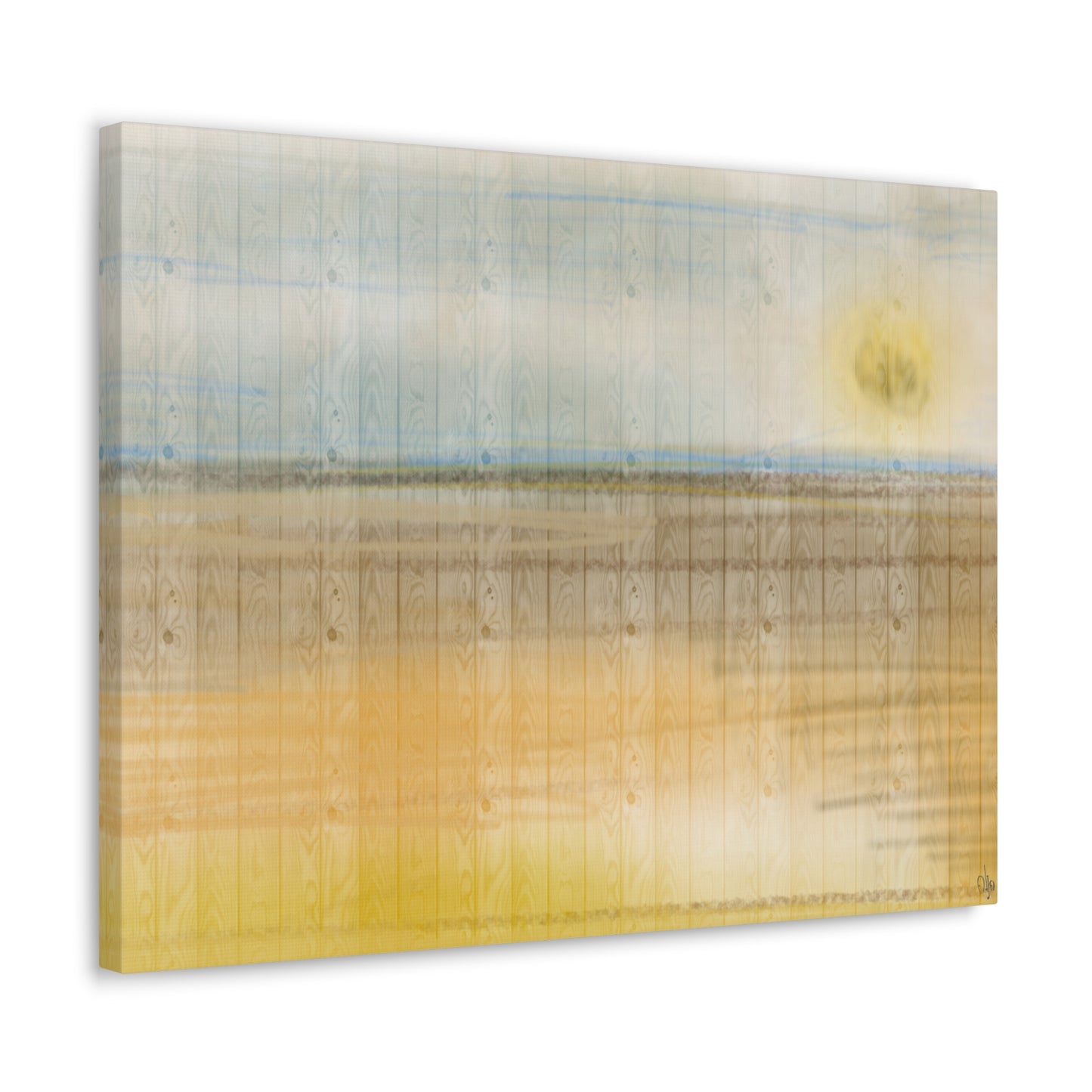 Abstract Coastal 3 Canvas Print