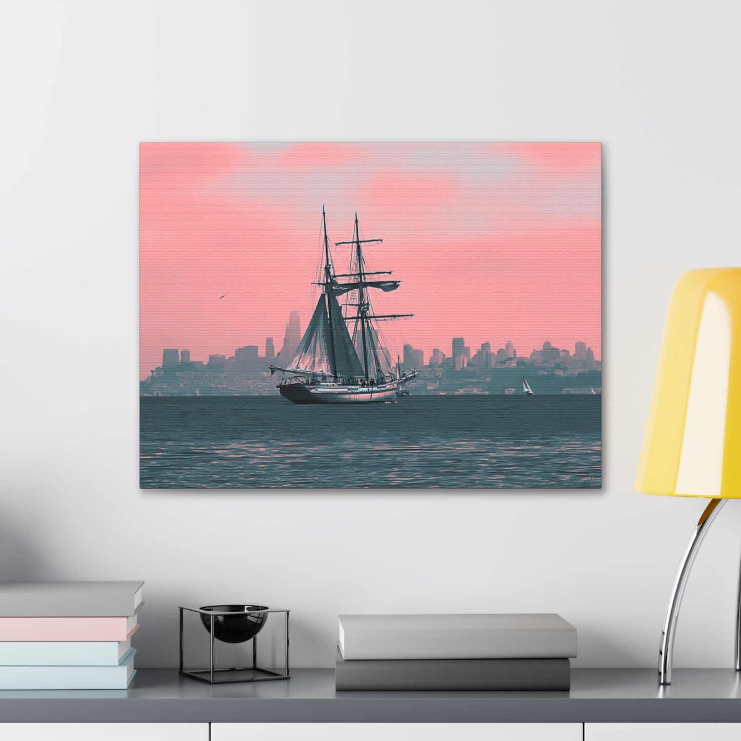 SF Bay Schooner Canvas Print