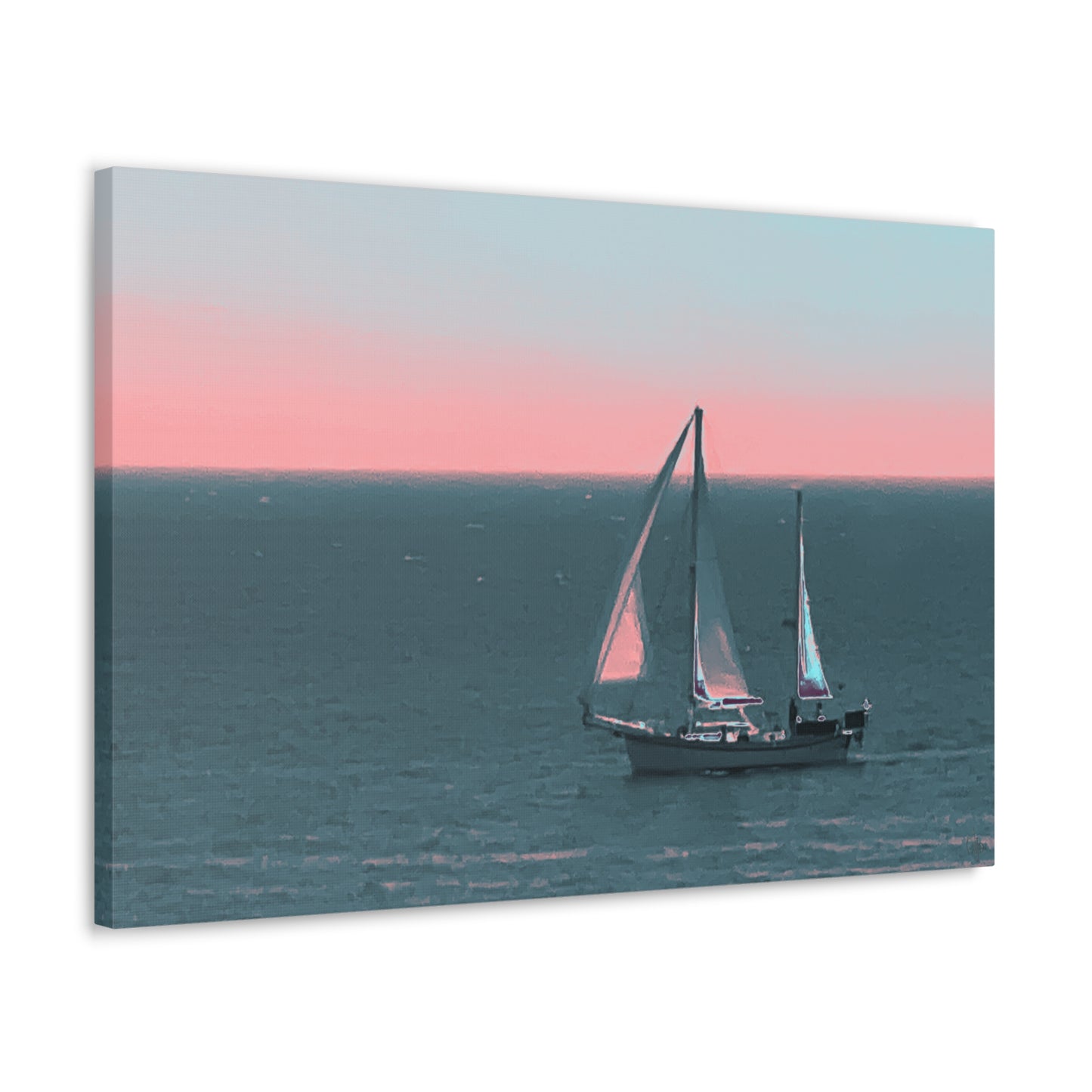 Way to Horizon Canvas Print