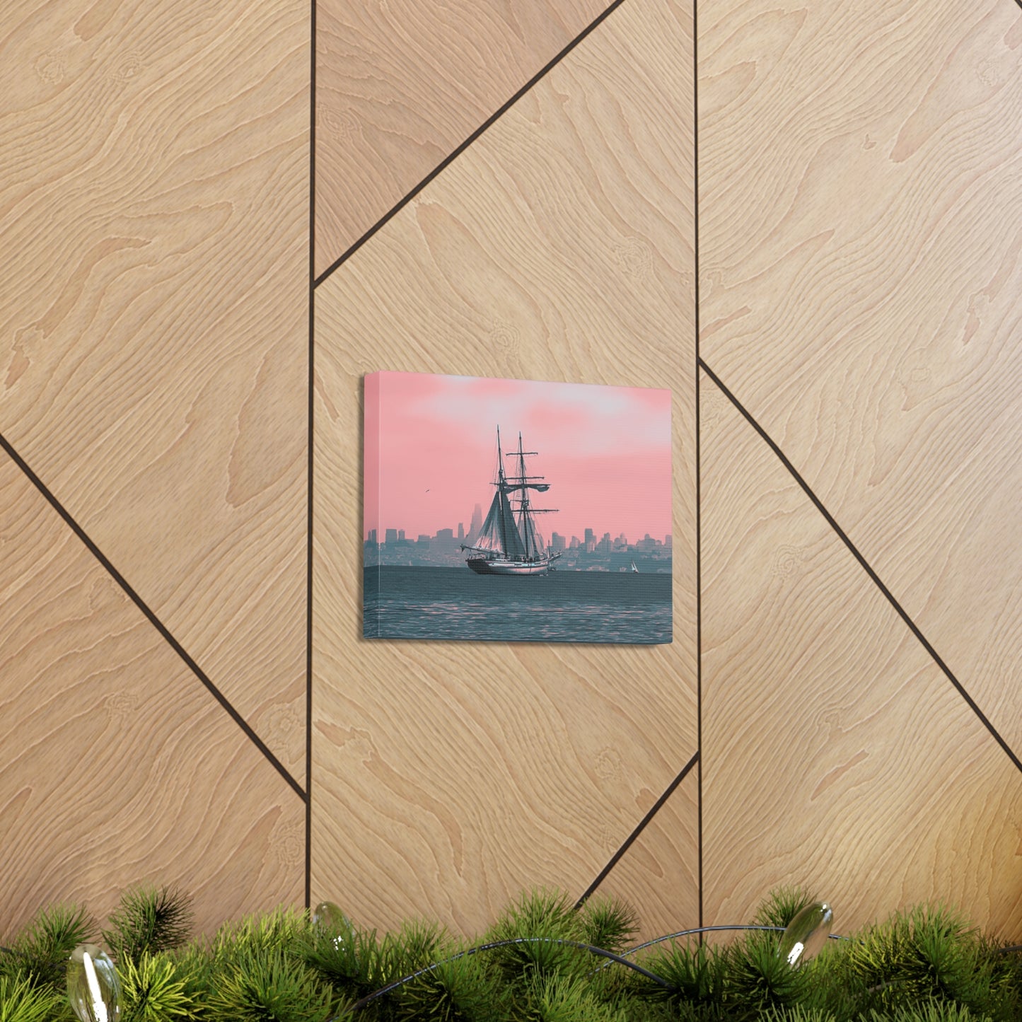 SF Bay Schooner Canvas Print