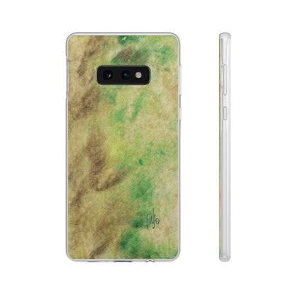 iPhone and Samsung Galaxy Flexi Phone Case Green Marble