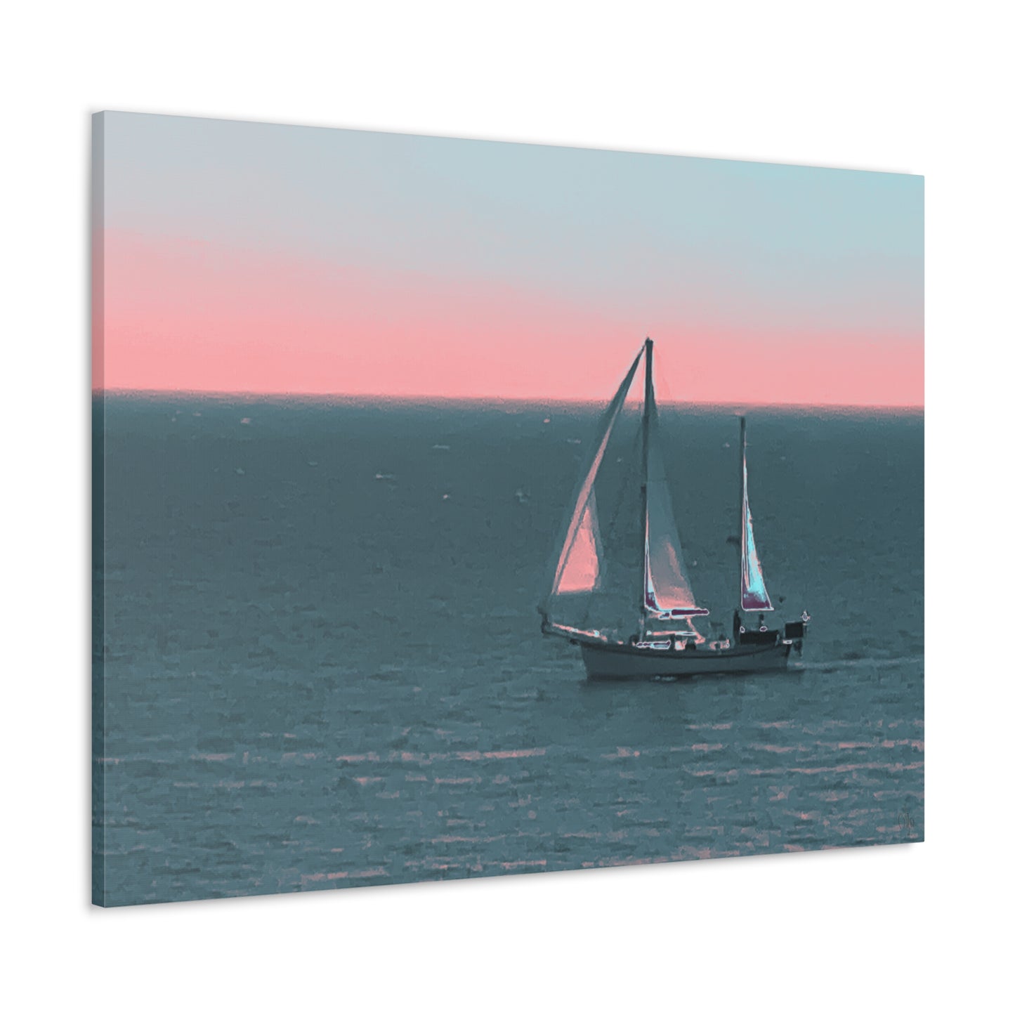 Way to Horizon Canvas Print