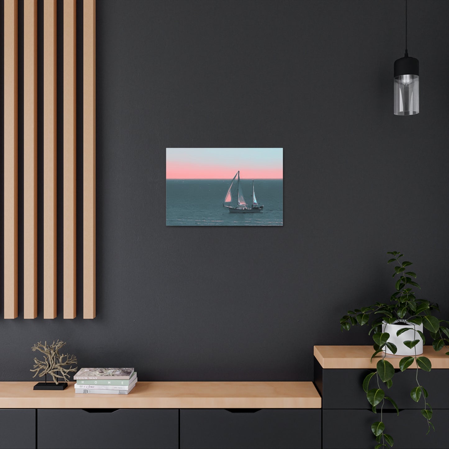 Way to Horizon Canvas Print