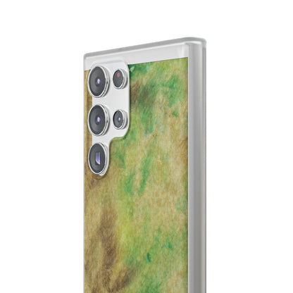 iPhone and Samsung Galaxy Flexi Phone Case Green Marble