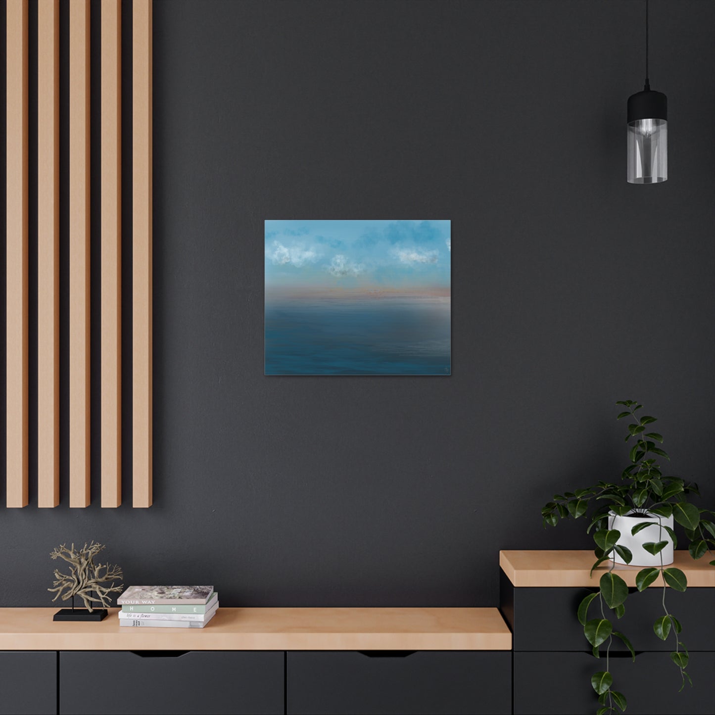 Abstract Coastal 9 Canvas Print