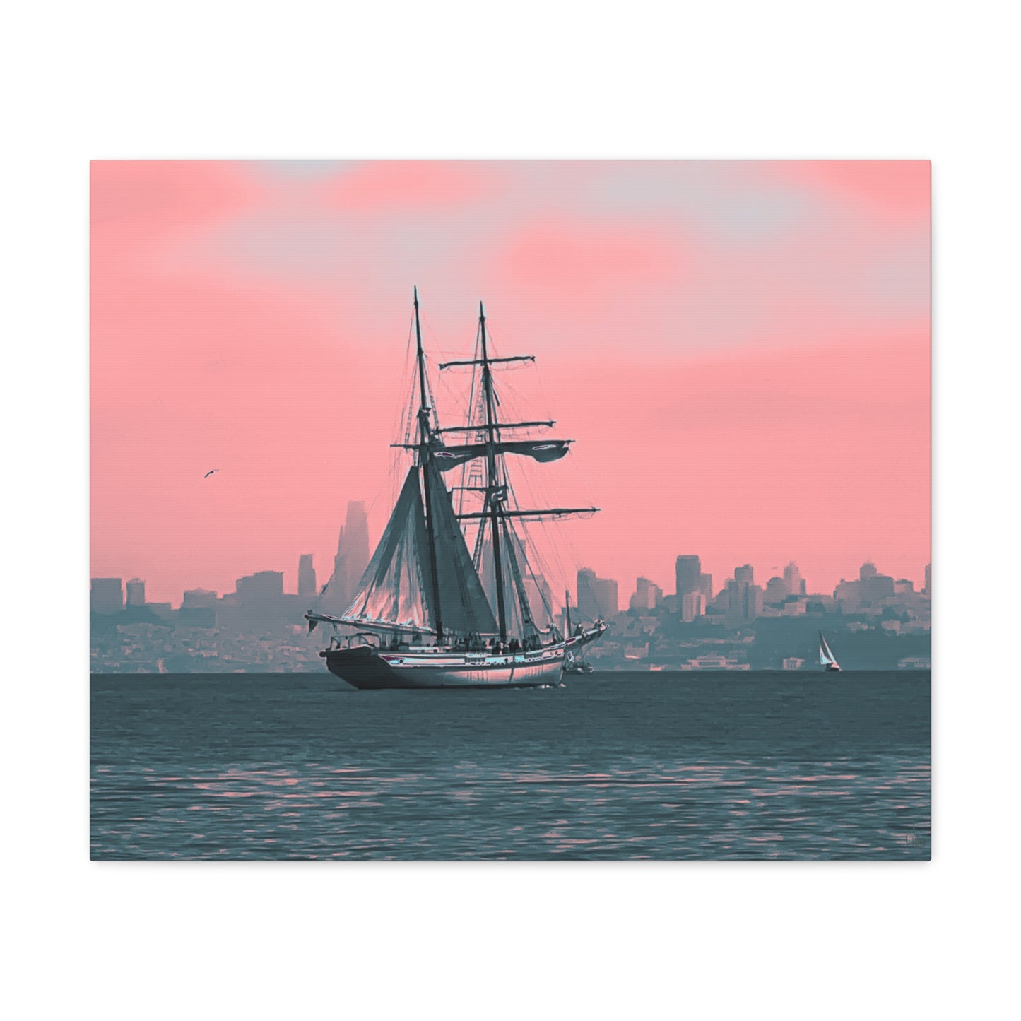 SF Bay Schooner Canvas Print