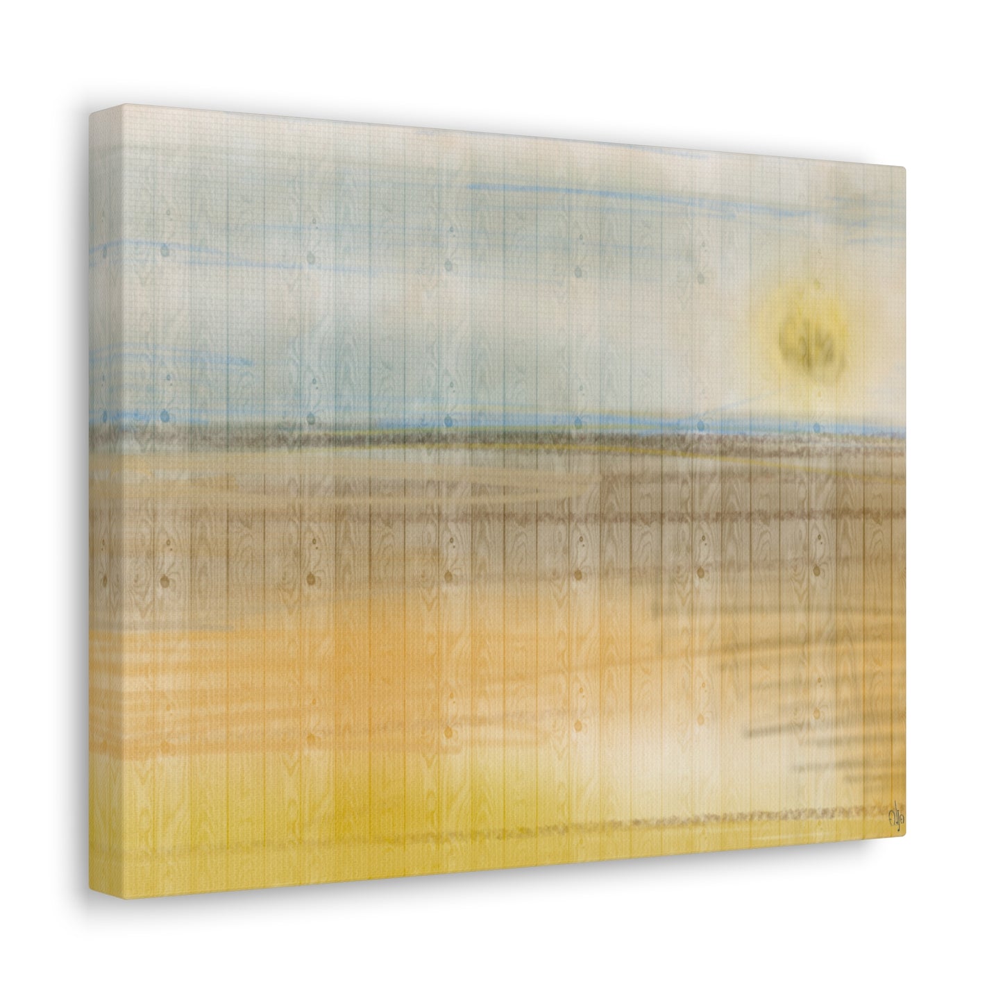 Abstract Coastal 3 Canvas Print