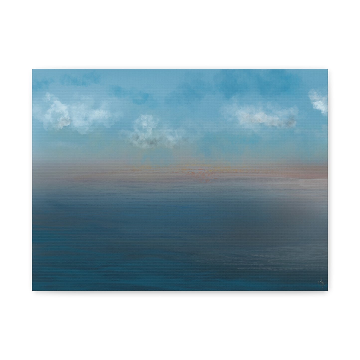 Abstract Coastal 9 Canvas Print