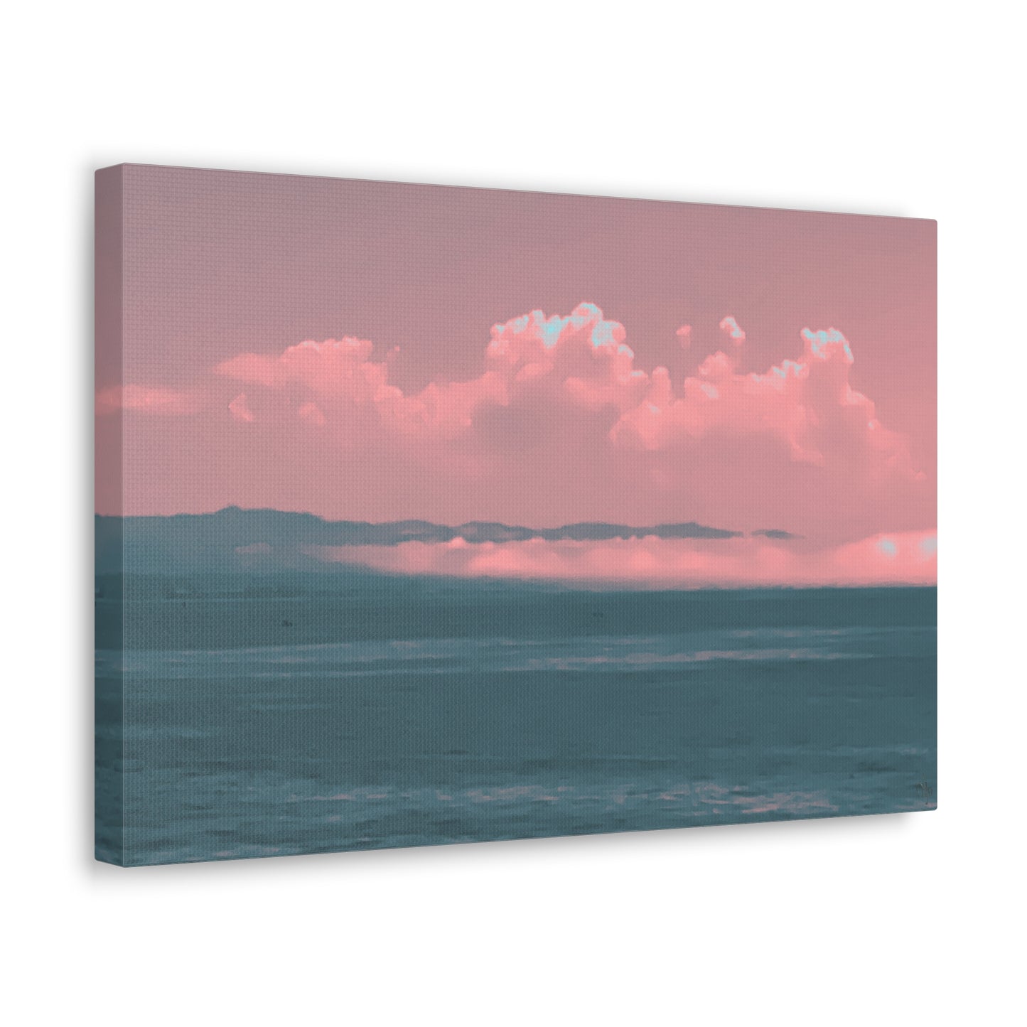 Croco-Cloud Canvas Print