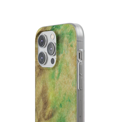 iPhone and Samsung Galaxy Flexi Phone Case Green Marble