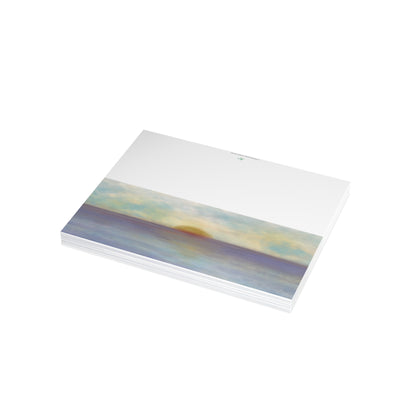 Abstract Coastal 5 Folded Greeting Card