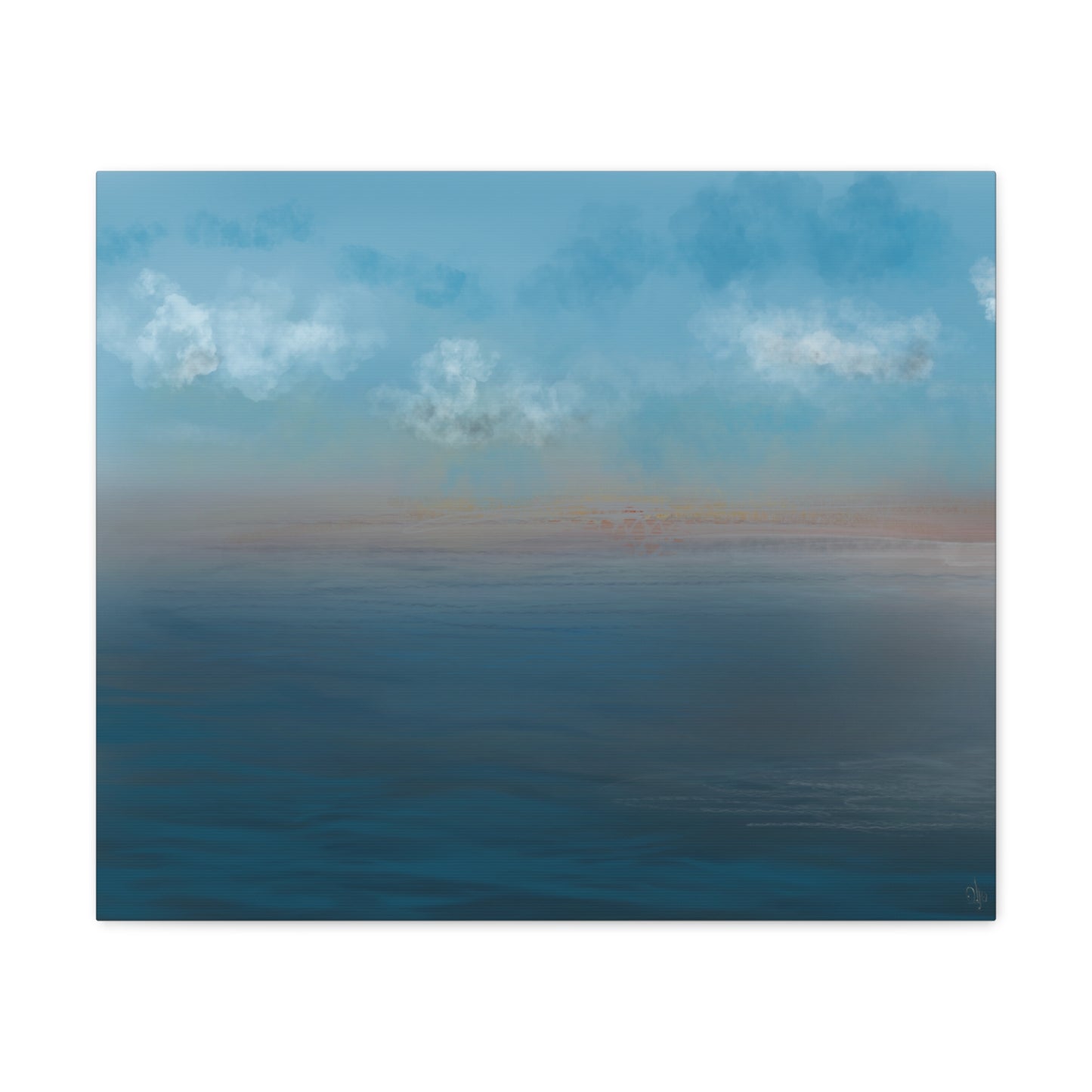 Abstract Coastal 9 Canvas Print