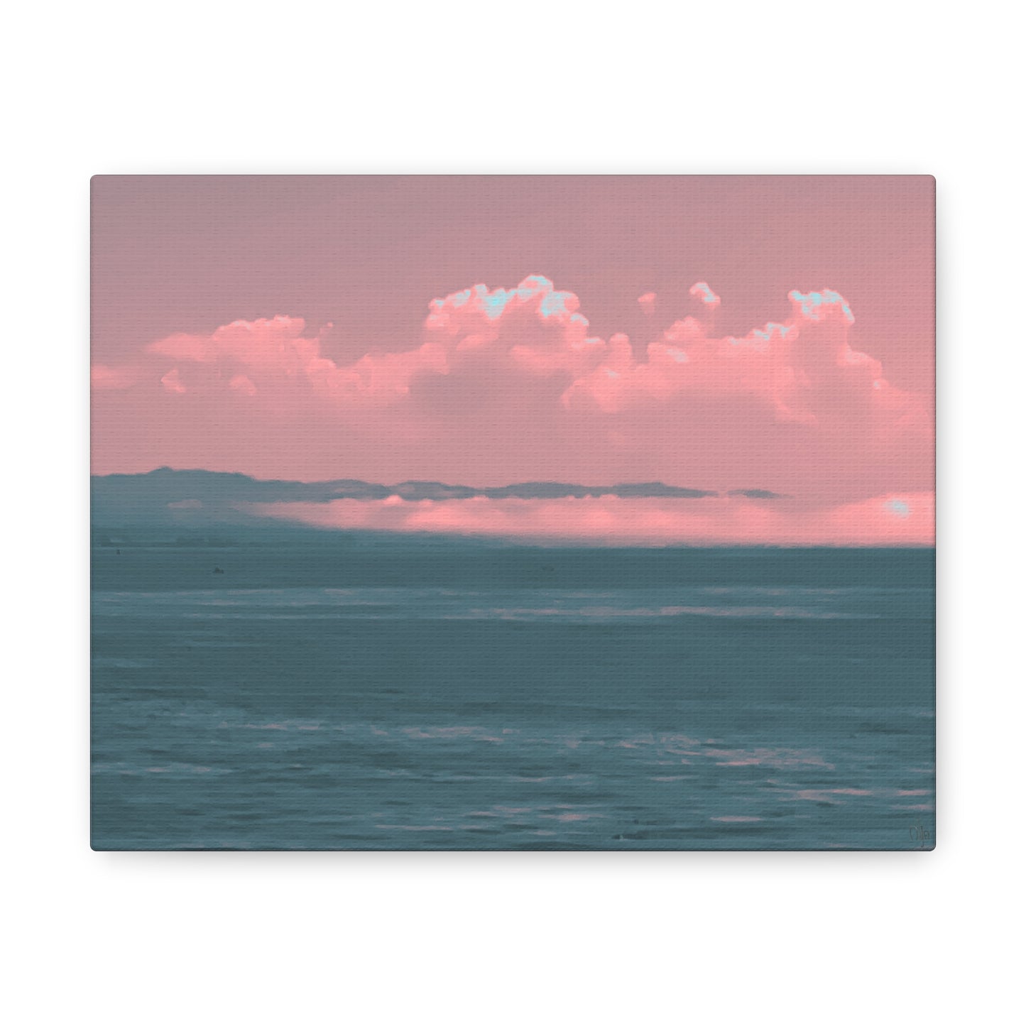 Croco-Cloud Canvas Print