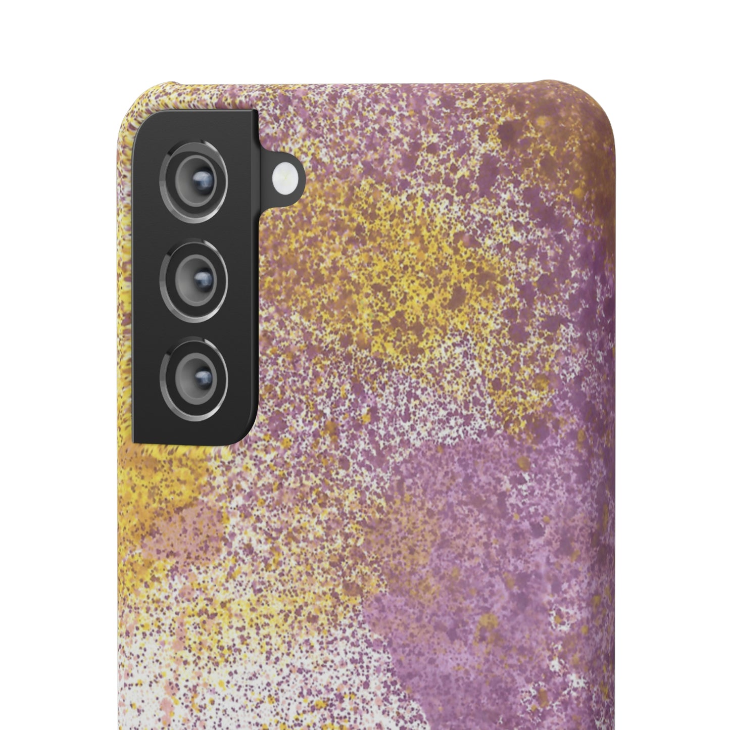 iPhone Samsung Galaxy Pixel5G Snap Case Phone Case Purple Blocks