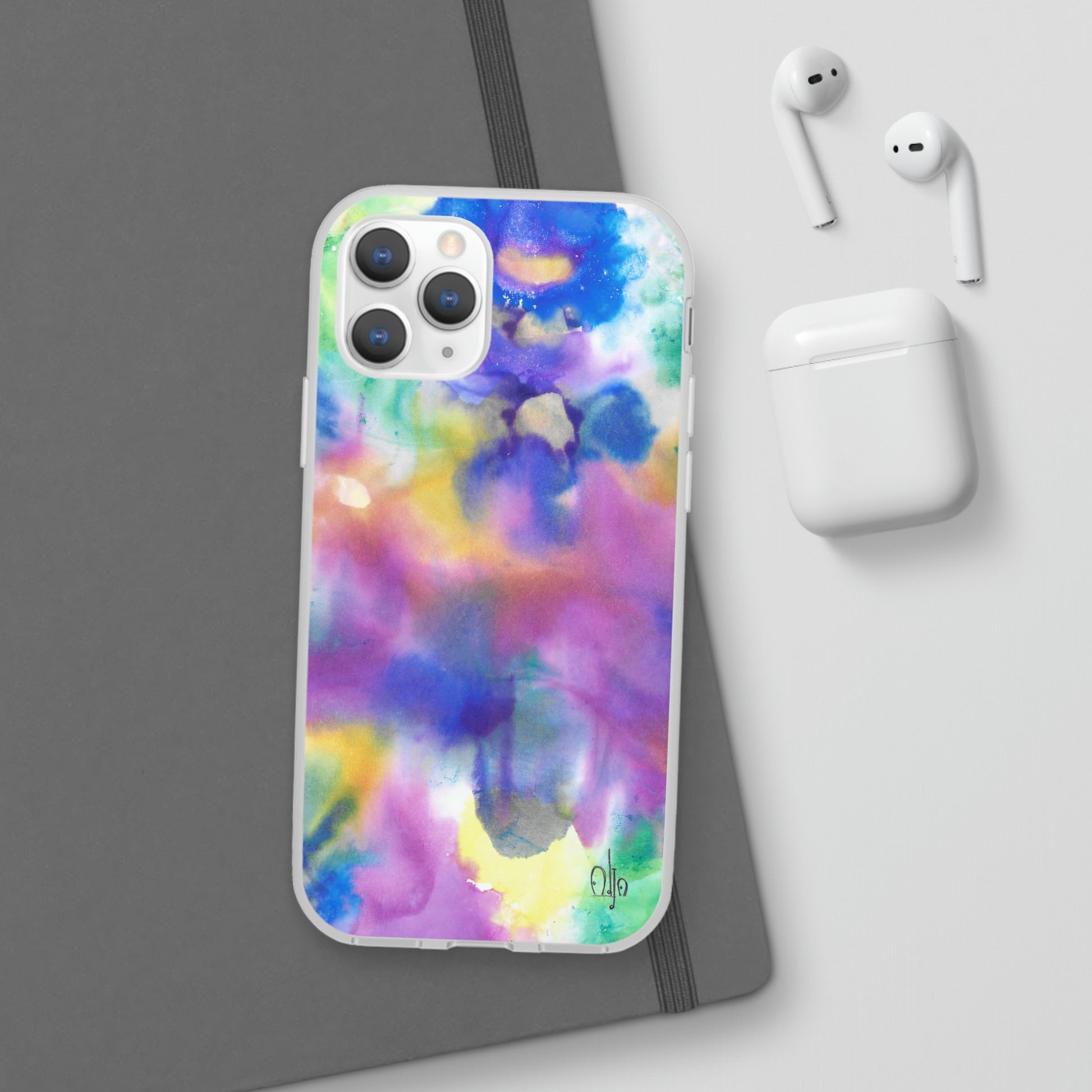 iPhone and Samsung Galaxy Flexi Phone Case Euphoric Colors - Alja Design