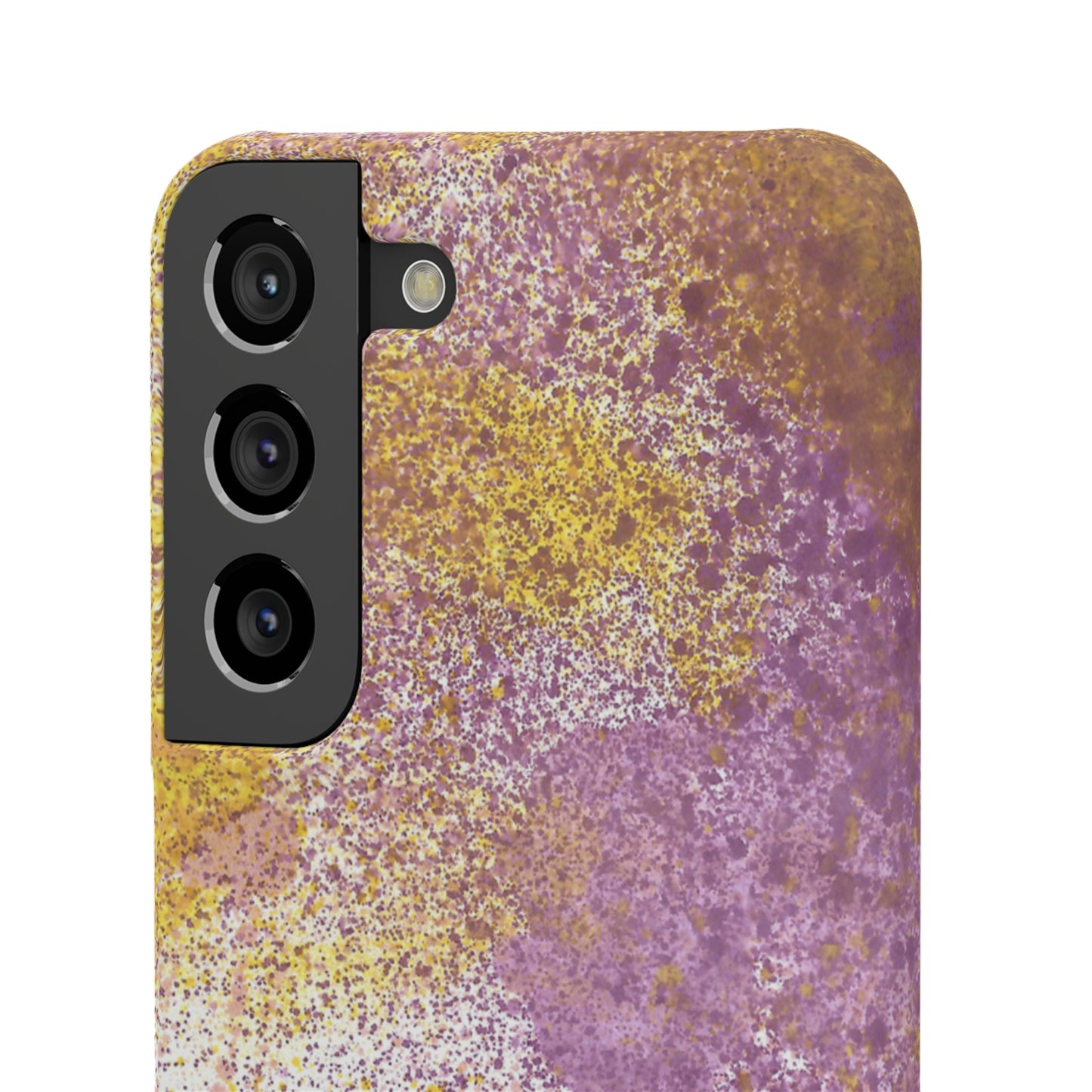 iPhone Samsung Galaxy Pixel5G Snap Case Phone Case Purple Blocks