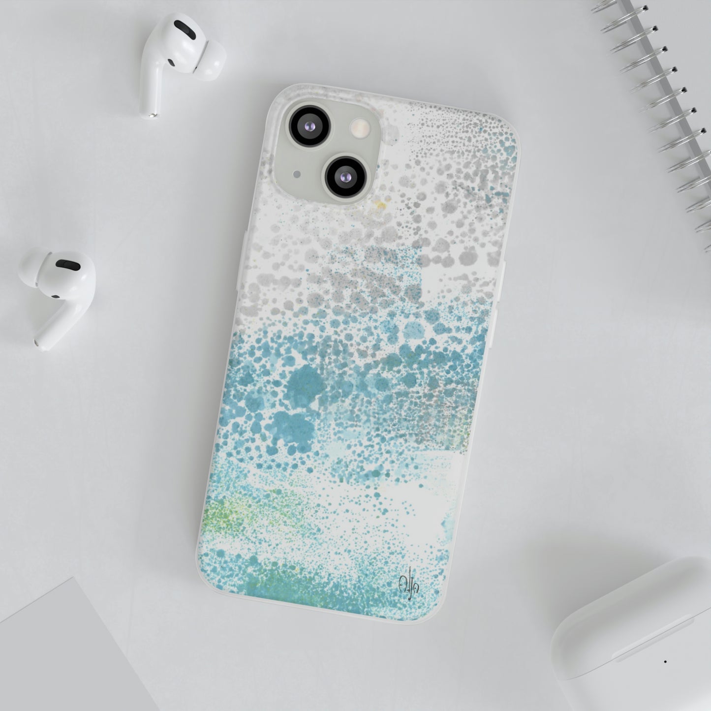 iPhone and Samsung Galaxy Flexi Phone Case Gentle Rain - Alja Design