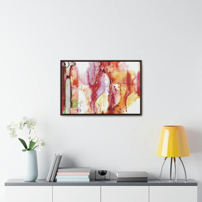 Off the Grid 5 Framed Canvas Print - Alja Design