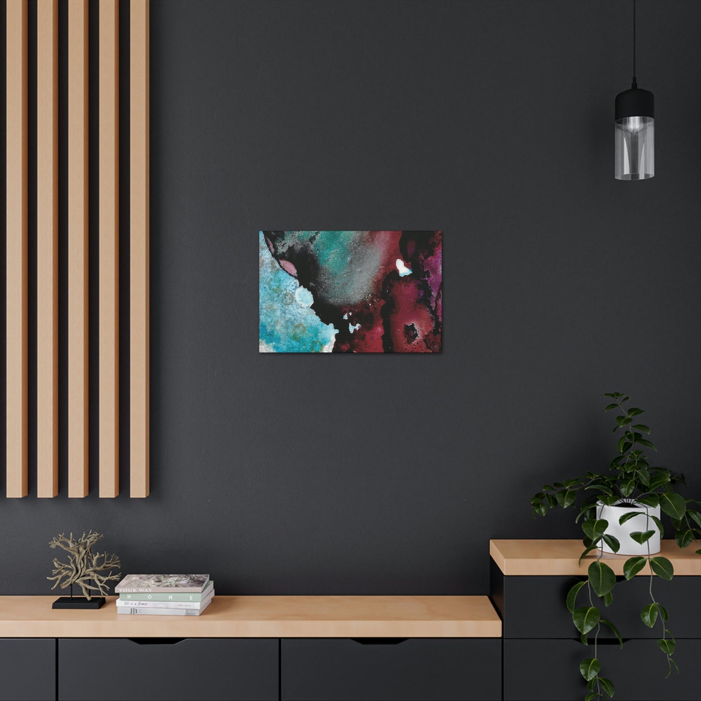 Inner Space 6 Canvas Print - Alja Design