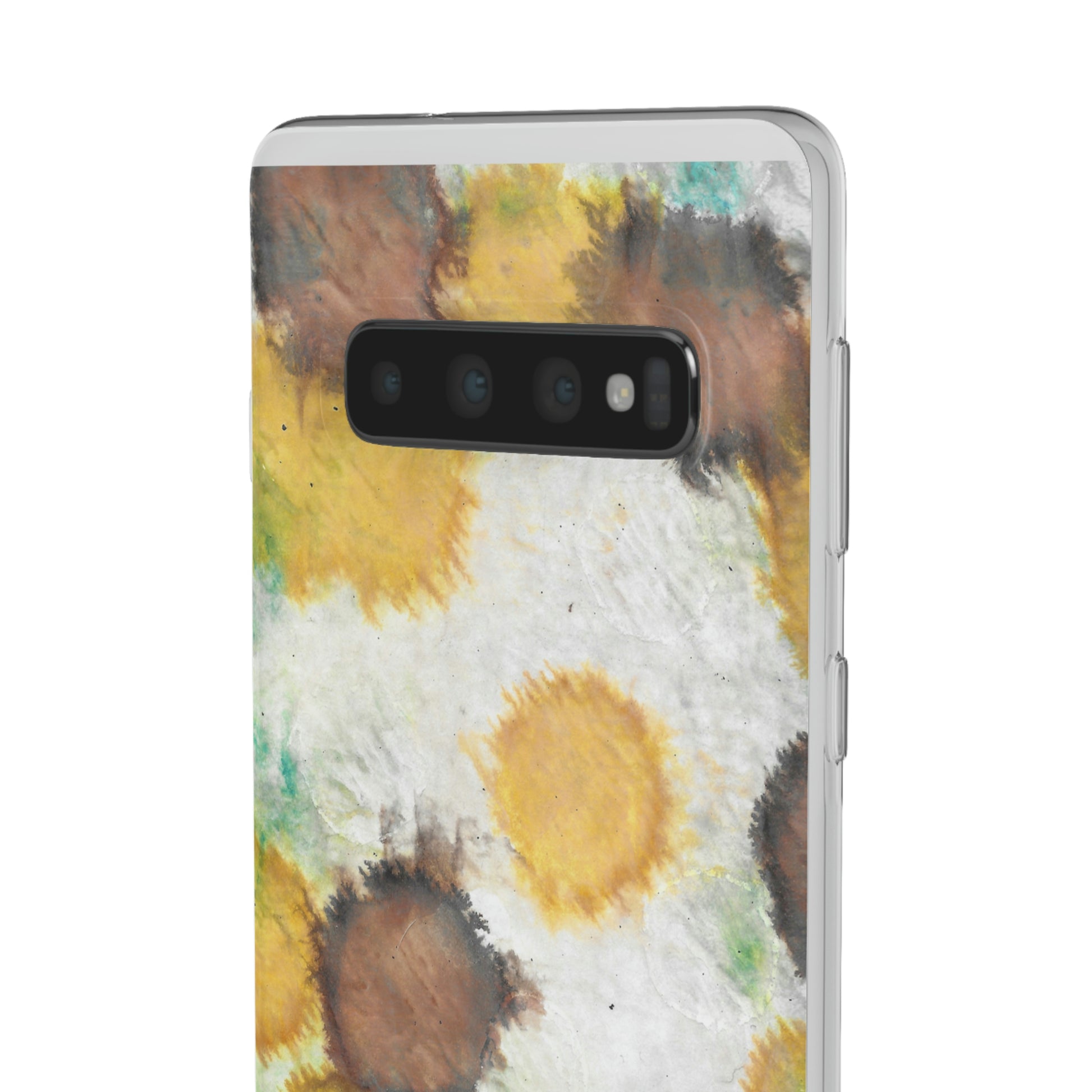 iPhone and Samsung Galaxy Flexi Phone Case Orange Cells - Alja Design