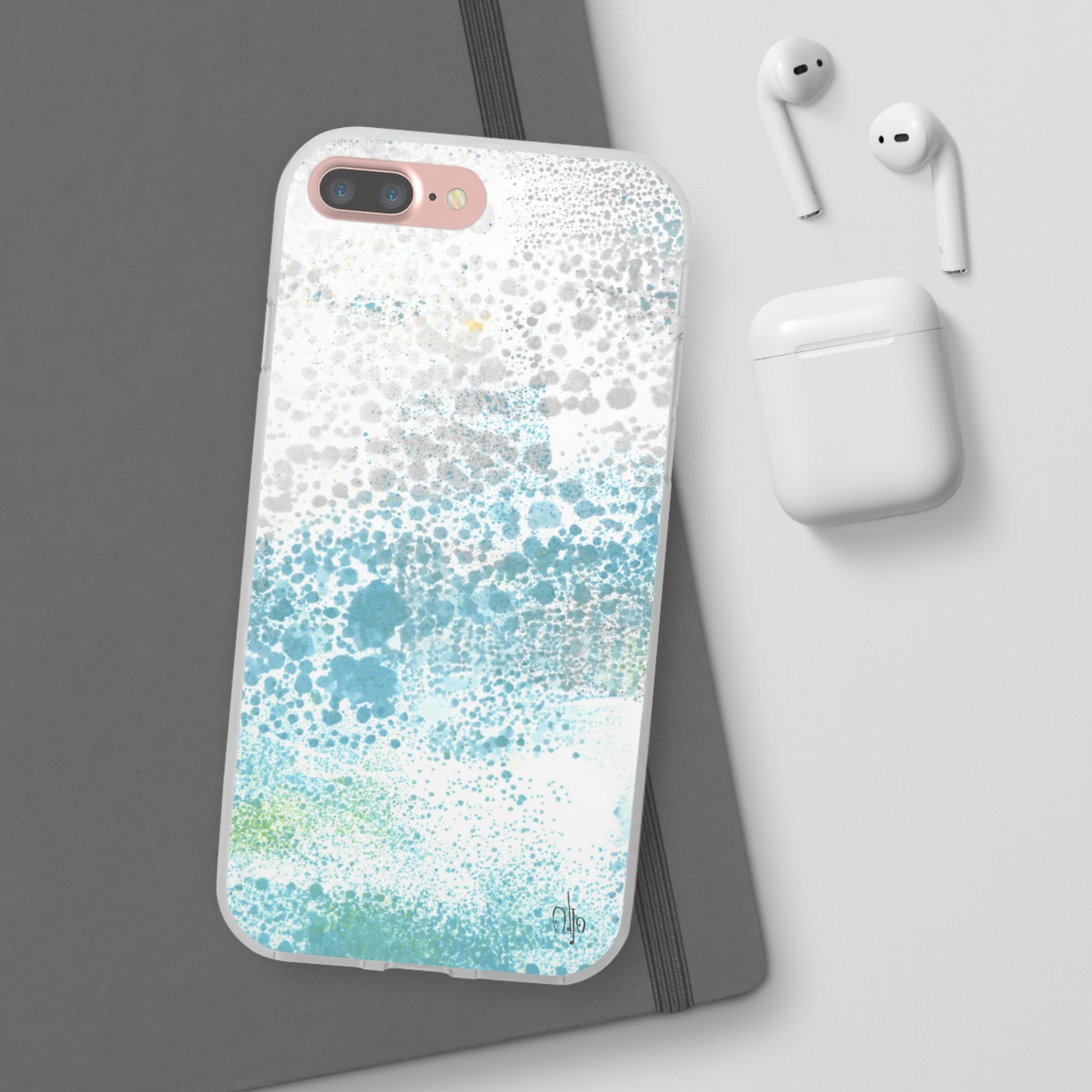 iPhone and Samsung Galaxy Flexi Phone Case Gentle Rain - Alja Design