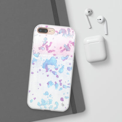 iPhone and Samsung Galaxy Flexi Phone Case Mineral Splashes - Alja Design